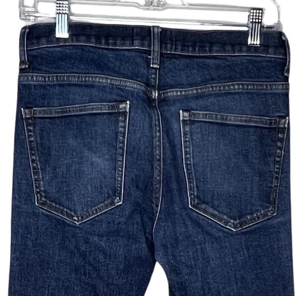 Everlane Jeans Mes 30x31 Straight Leg Blue Dark Wash Denim Fading Casual Classic - Picture 4 of 7